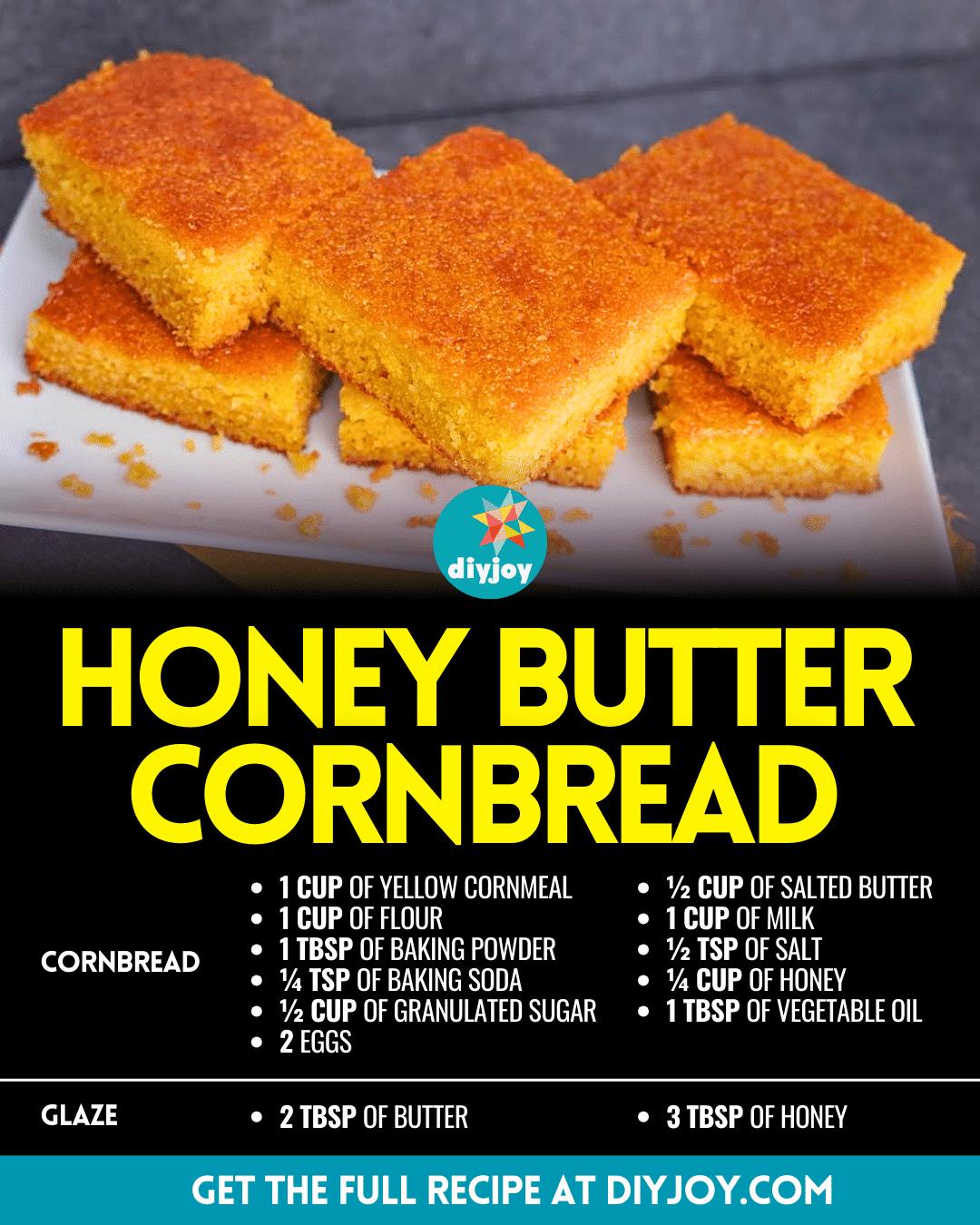 The Easiest Honey Butter Cornbread Recipe