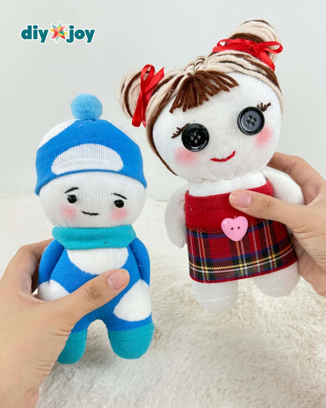 Handmade Sock Dolls — easy diy sock dolls
