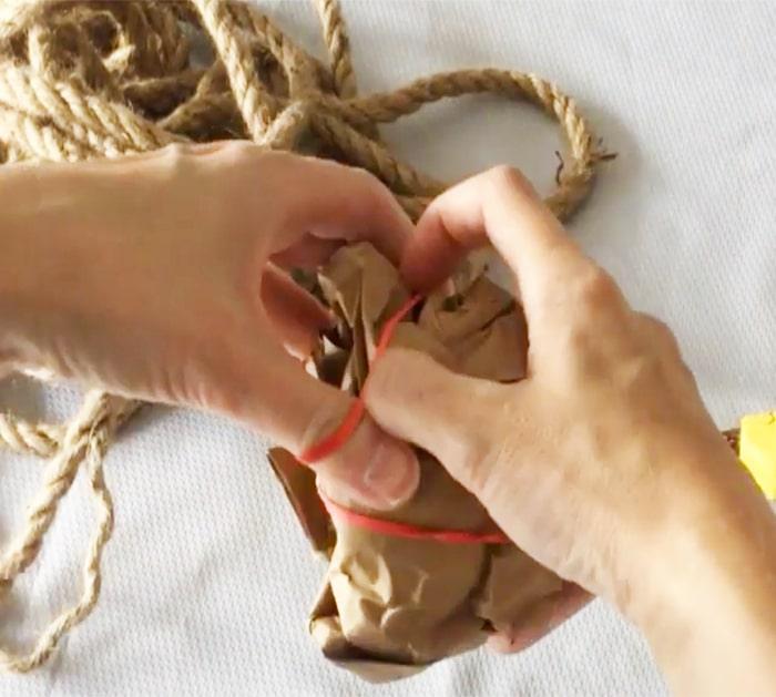 How To Make Rope Pumpkin - DIY Pumpkin Decors - Fall Fun Craft