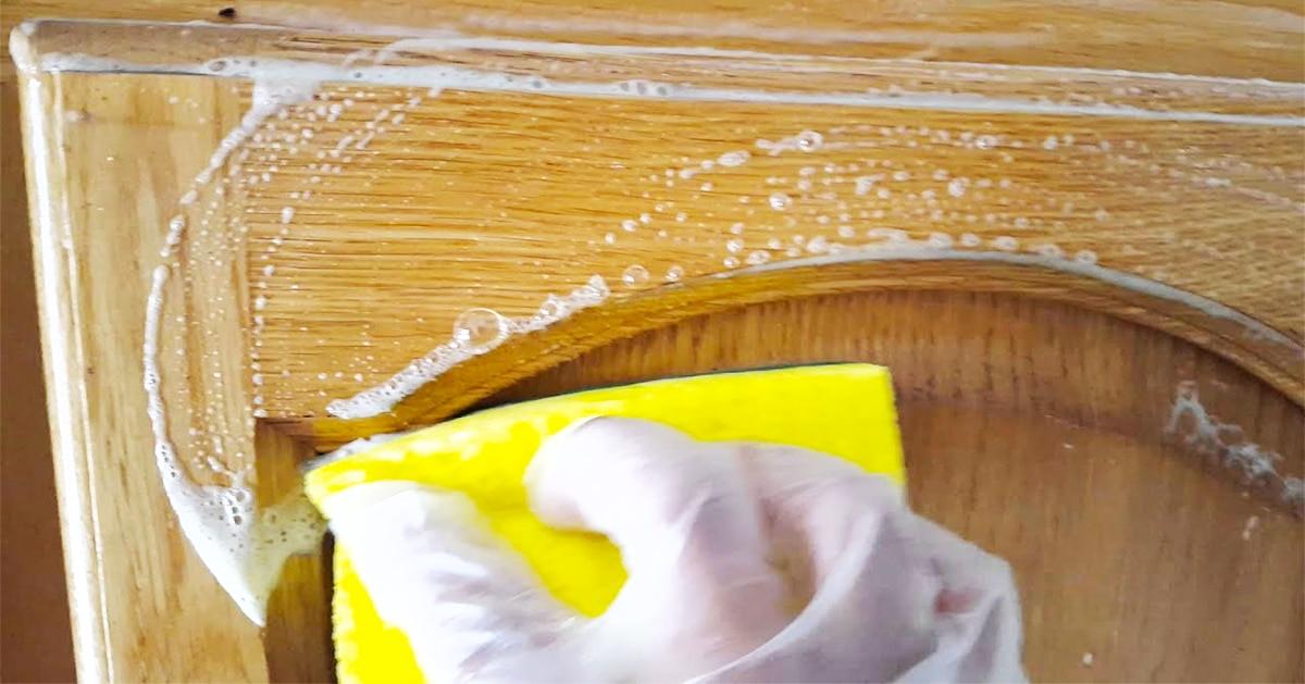 How To Get Years Of Grease Off Kitchen Cabinets