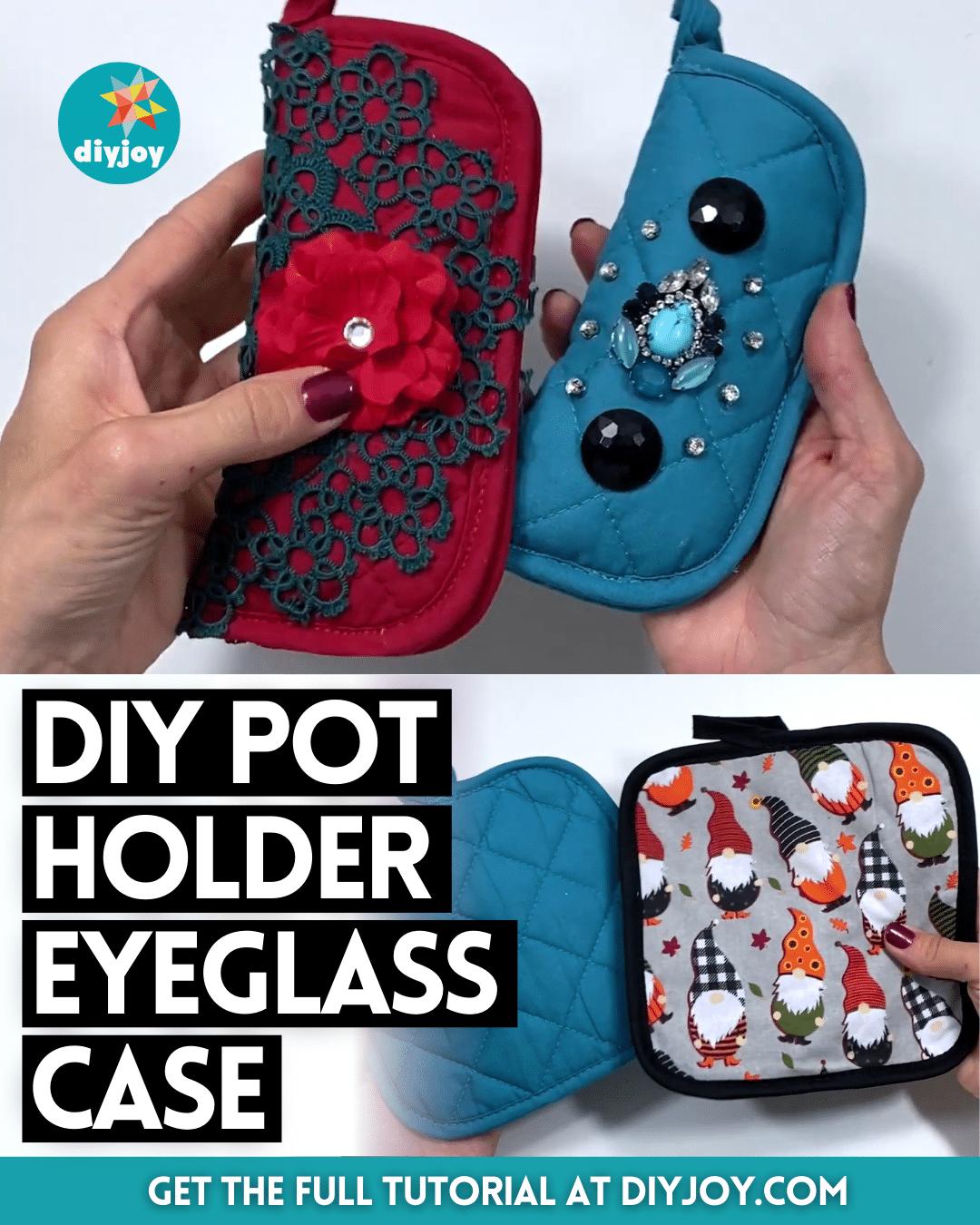 How to Make an Eyeglass Case from a Pot Holder