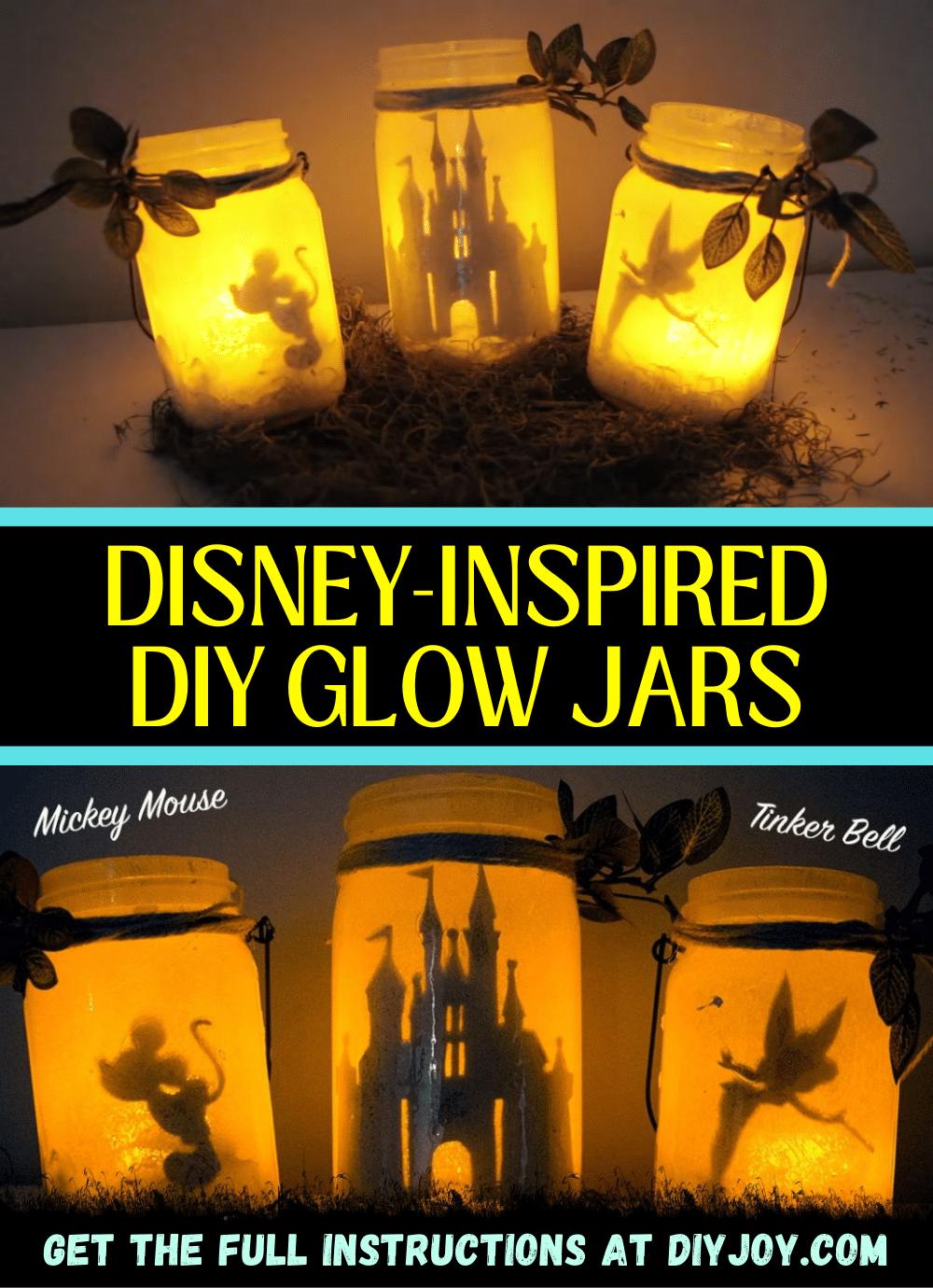 Easy Disney-Inspired DIY Glow Jars Tutorial