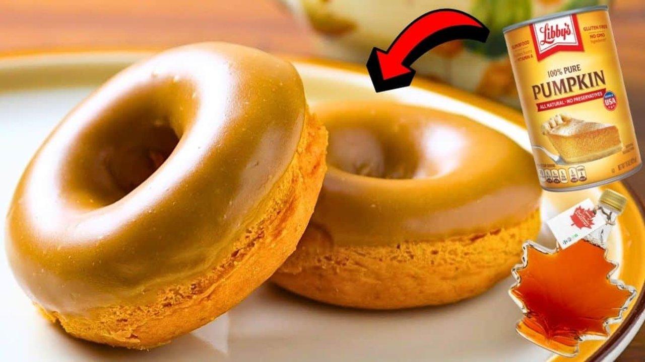 Easy Maple-Glazed Pumpkin Donuts Recipe