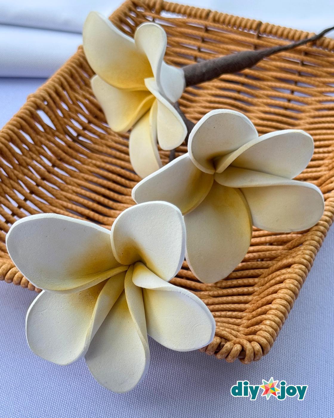 Easy Craft Foam Frangipani Flower — cute magnolia foam sheet