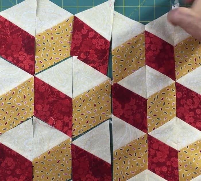 How to Sew 3D Blocks Quilt Block