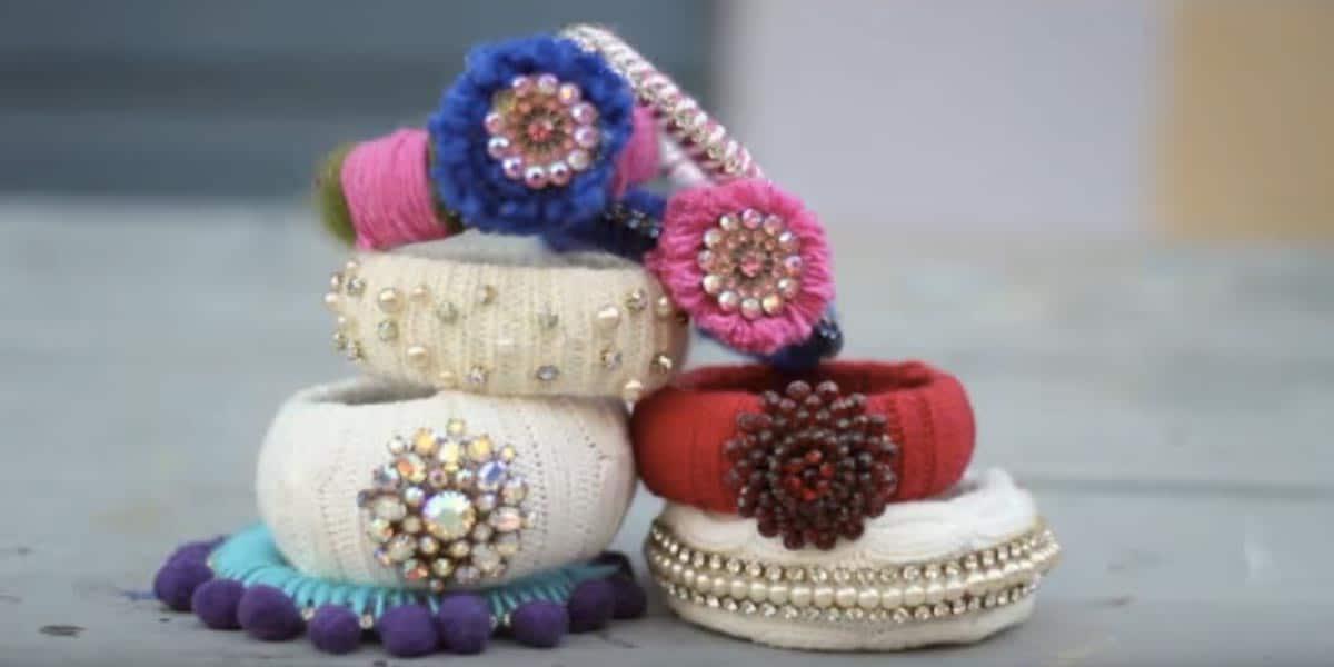 How to Make Sweater Bracelets