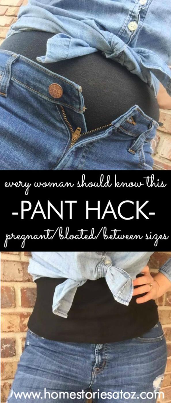 Buttoning Tight Pants, a clothes hack worth trying this season and a thoughtful touch that elevates the whole look