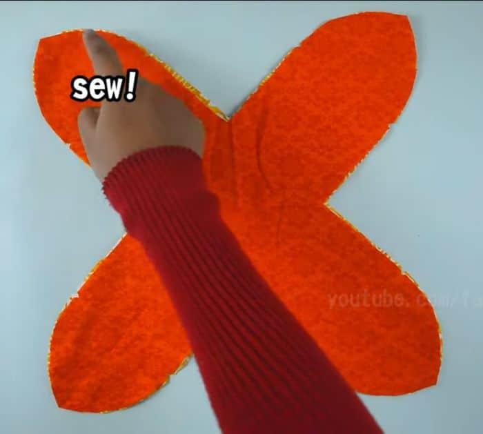 DIY Flower Drawstring Pouch Pattern