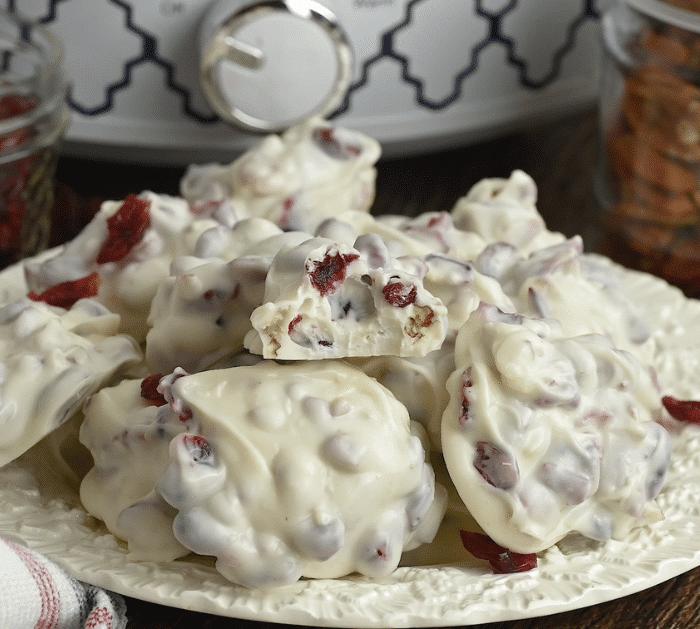 How to Make White Chocolate Cranberry Clusters