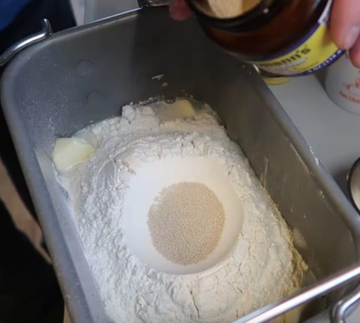 Use a bread machine to make sandwich bread