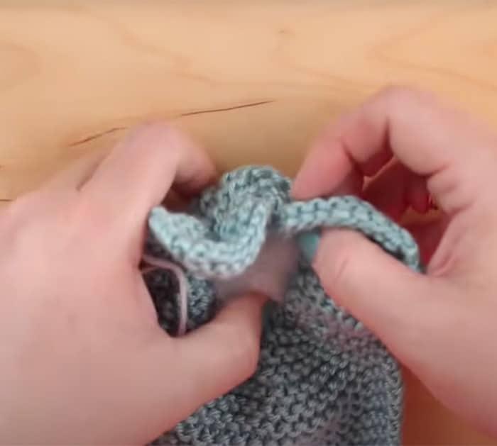 how to knit a bunny square