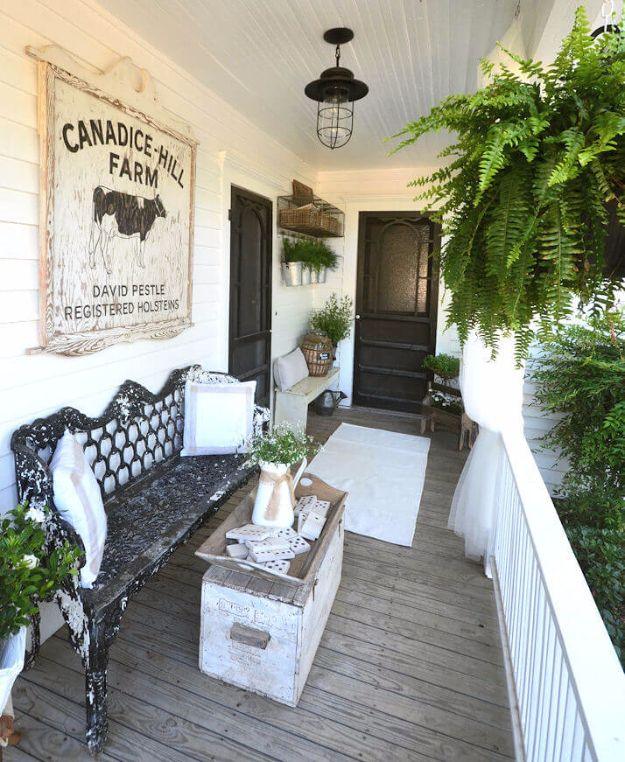 DIY Porch and Patio Ideas - Victorian Inspired Porch Decor - Decor Projects and Furniture Tutorials You Can Build for the Outdoors - Lights and Lighting, Mason Jar Crafts, Rocking