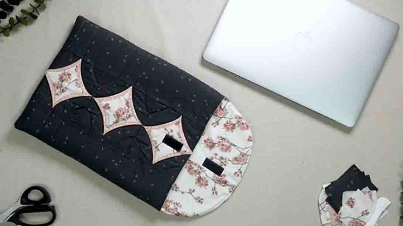 Quilted Laptop Case with Free Pattern