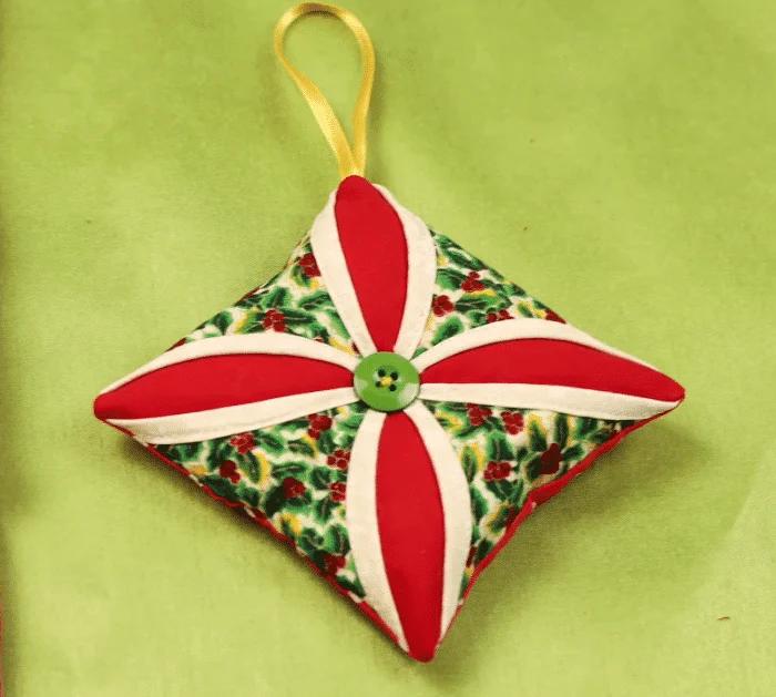 How to Make Fabric Christmas Ornaments