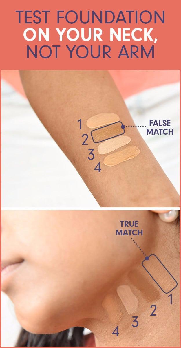 Test new foundation shades on your neck, not your arm., wallet friendly enough to skip a specialty gadget