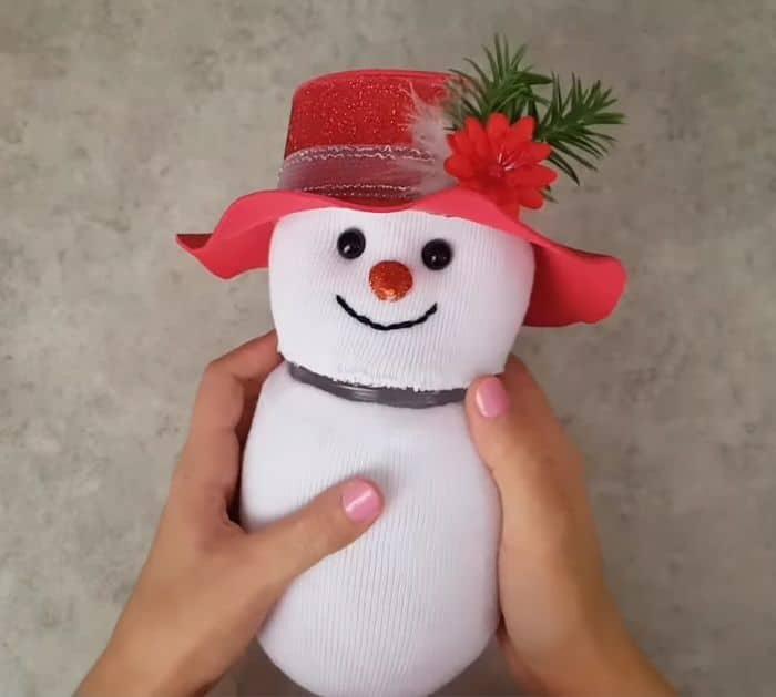 Snowman Candy Jar DIY Project