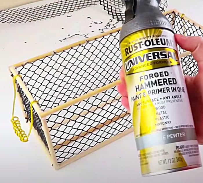 How To Make A Wire Basket - Dollar Tree Home Decor - DIY Plant Ideas