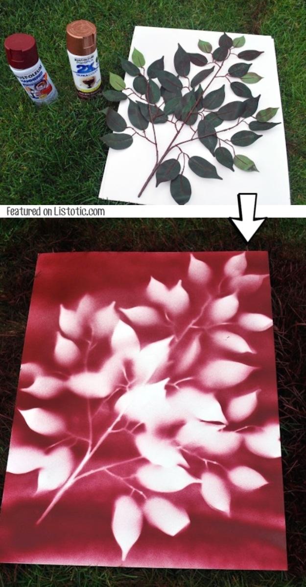 DIY Spray Paint Flower Art, a budget decor upgrade, quick enough to finish before nap time and a keepsake worth handing down