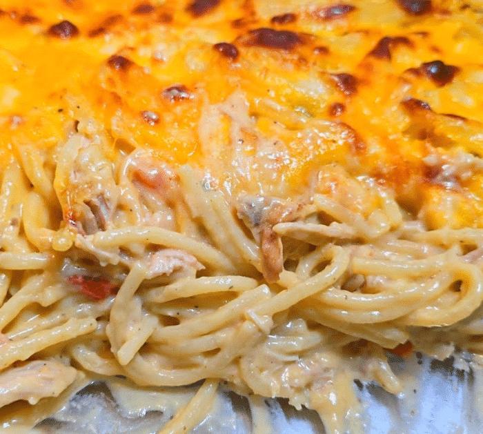 How to Make Low-Carb Chicken Spaghetti for Two