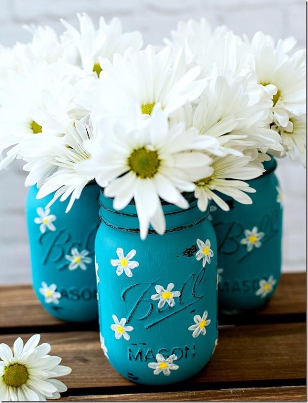 Painted Mason Jar With Daisies, a fast weekend build even for a novice and proof a small change makes a real difference