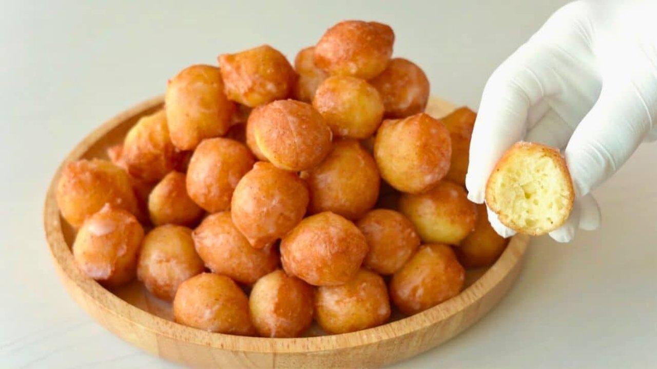 No-Knead Soft and Fluffy Bubble Donuts
