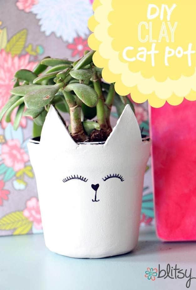 DIY Clay Plant Pot, one worth bookmarking from this list and a project that comes together in an afternoon