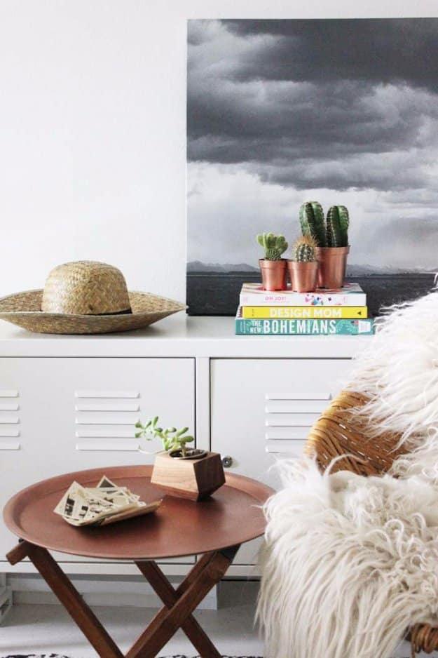 DIY IKEA Hack Copper End Table, a furniture upgrade trick, quick and cheap to try tonight and the fix worth remembering