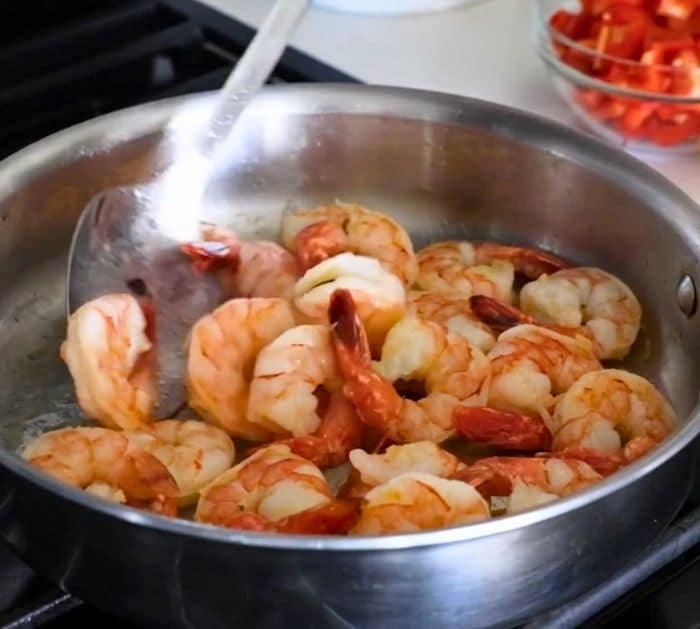 Easy Creamy Chipotle Shrimp Ingredients