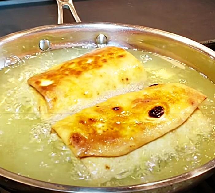 Fry Chimichangas In Vegetable Oil From Costco