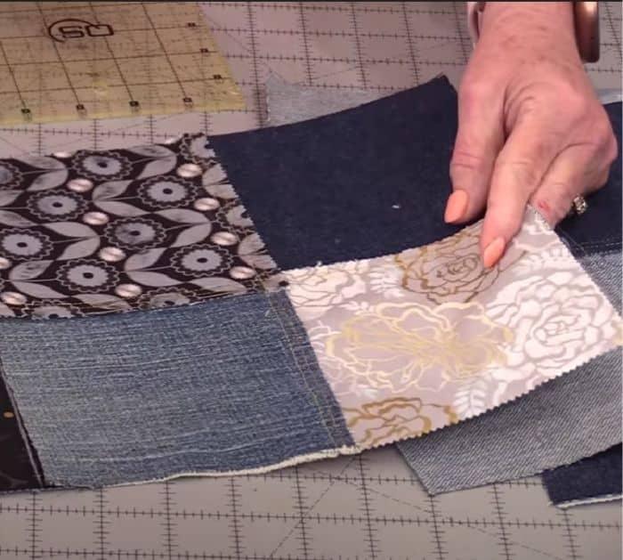 How To Sew Reversible Denim Blanket From Old Jeans