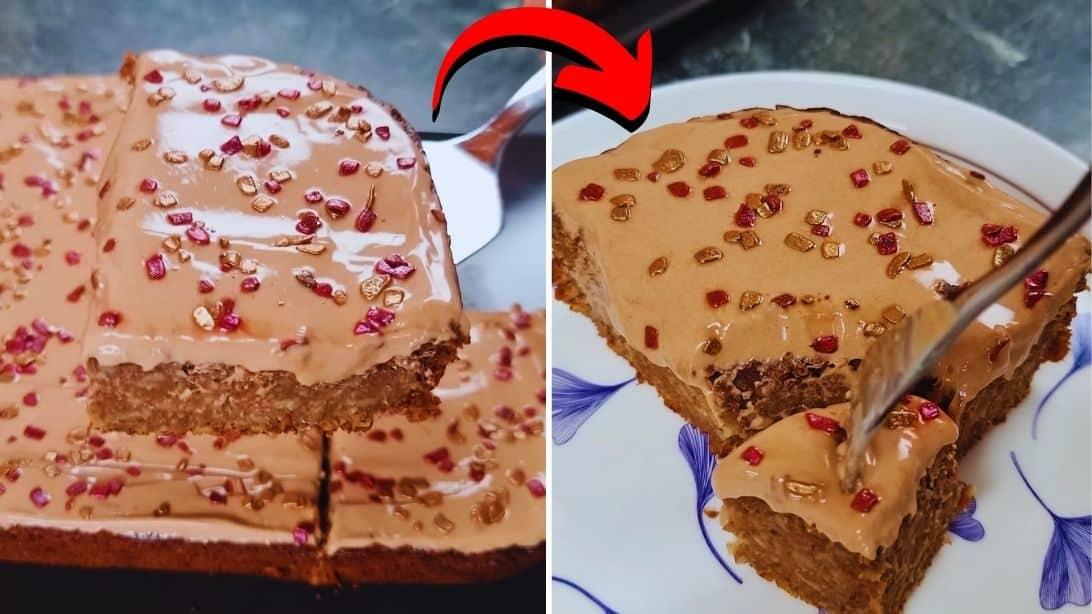 Easy Chocolate Banana Oatmeal Cake Recipe