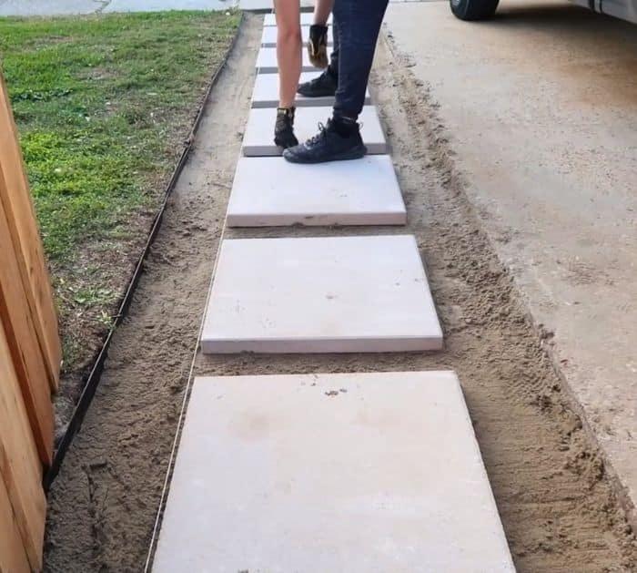 DIY Pathway With Drainage Project
