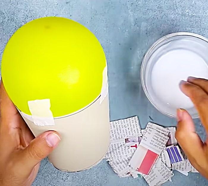 Paper Mache Crafts - Paper Mache Home Decor - DIY Lamp Ideas
