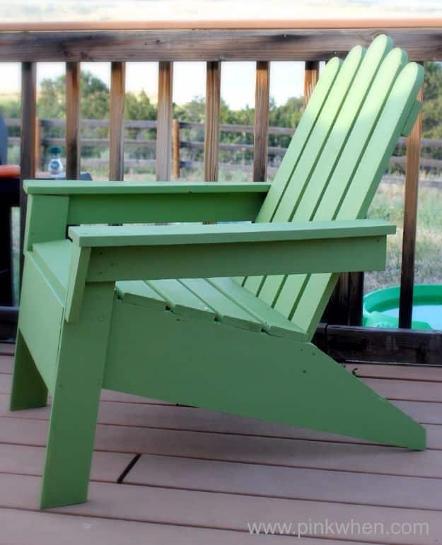 DIY Adirondack Chairs, built from supplies most crafters already own and warmth that a bare corner was missing