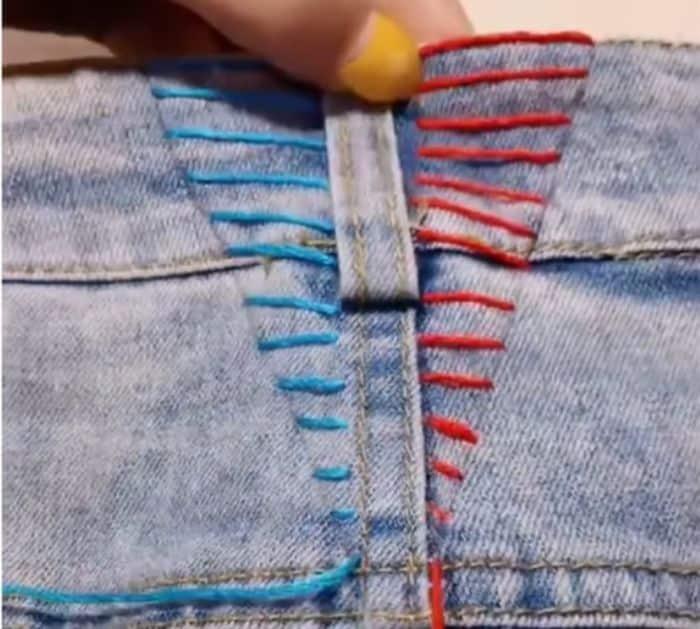 How to Downsize the Waist of Jeans No-Sewing