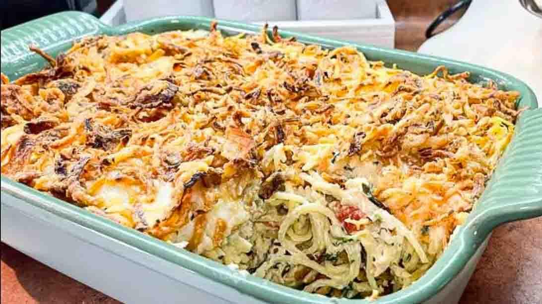 Monterey Chicken and Spaghetti Casserole