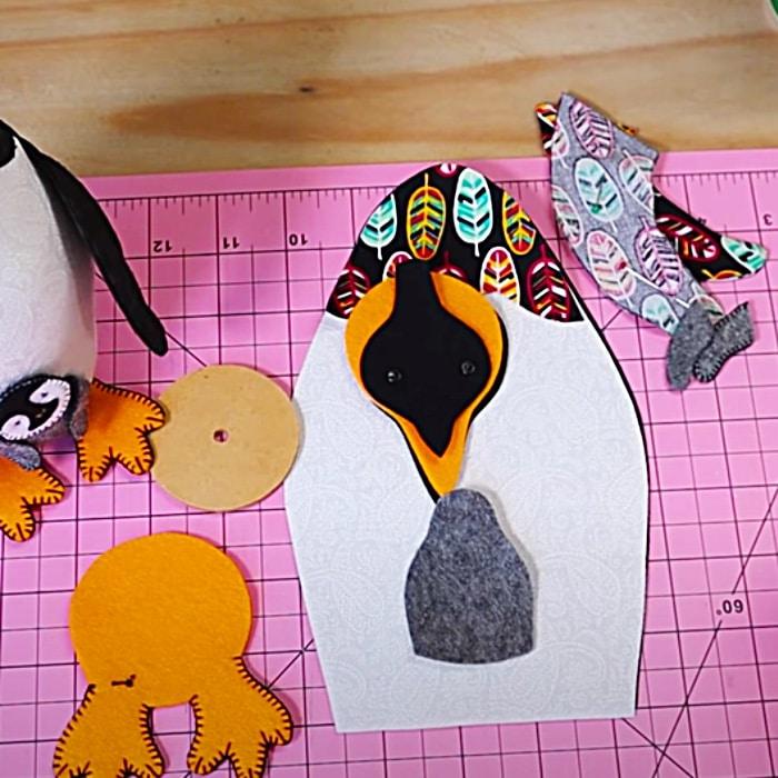 Easy Penguin Pattern - How To Make A Hand Sewn Animal - Free Sewing Pattern
