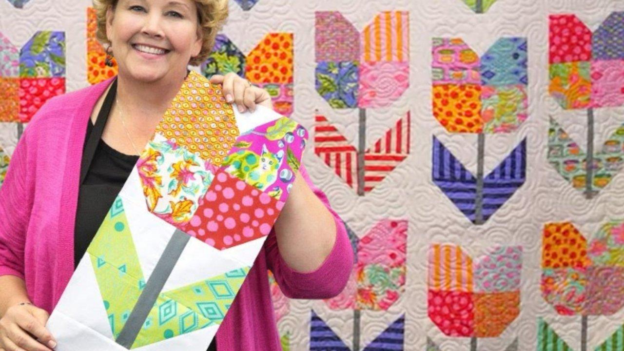 Totally Tulips Quilt With Jenny Doan