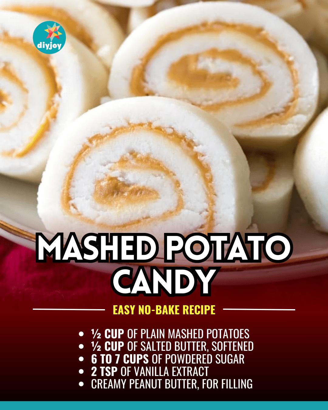 Easy 5-Ingredient Mashed Potato Candy Recipe