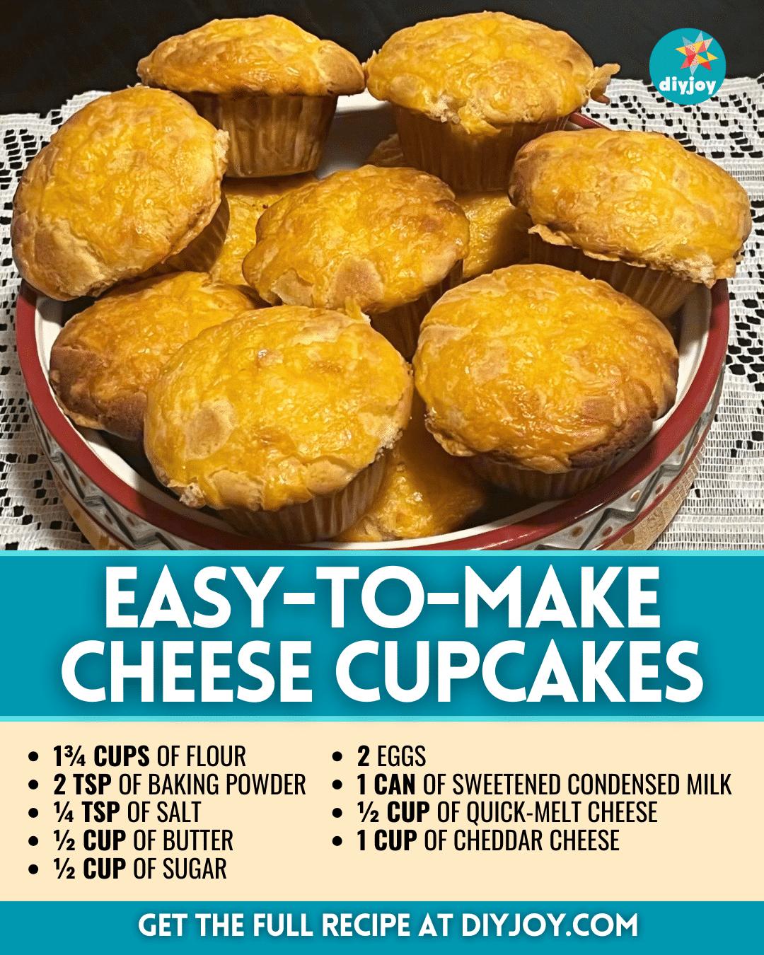 Easy Cheese Cupcakes Recipe