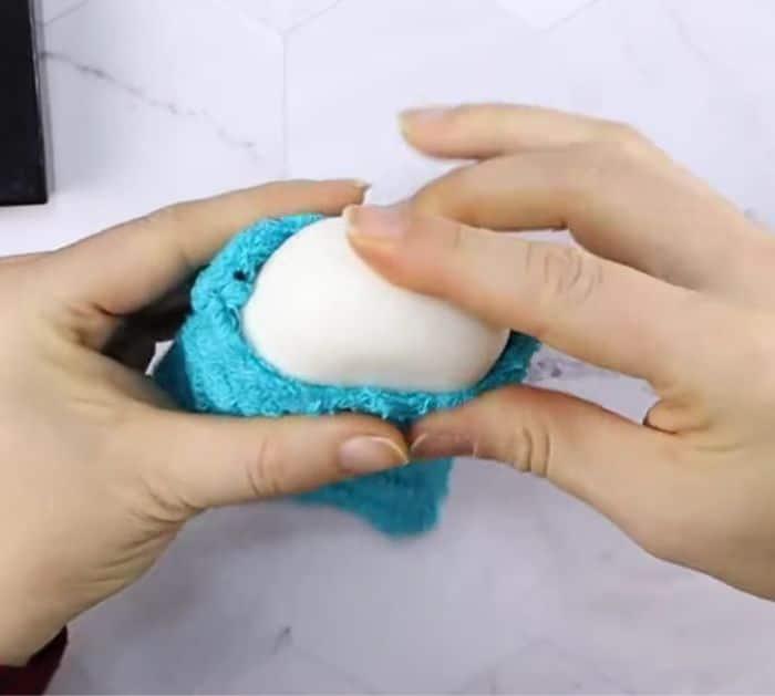 Easy Repurposed Towel Soap Pouch Tutorial