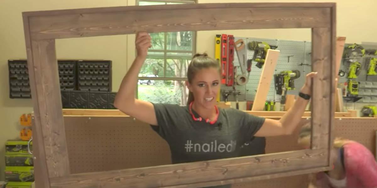 HINT: It’s Not A Picture Frame, But It’s An Amazing Rustic Farmhouse Piece You Must See (Watch!)