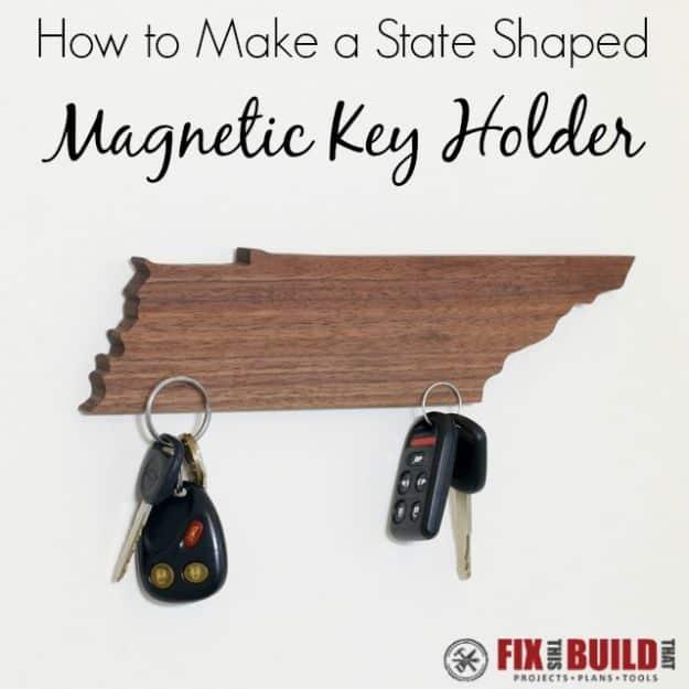 How To Make A State Shaped Magnetic Key Holder, a favorite pick from this roundup and an idea worth saving for later
