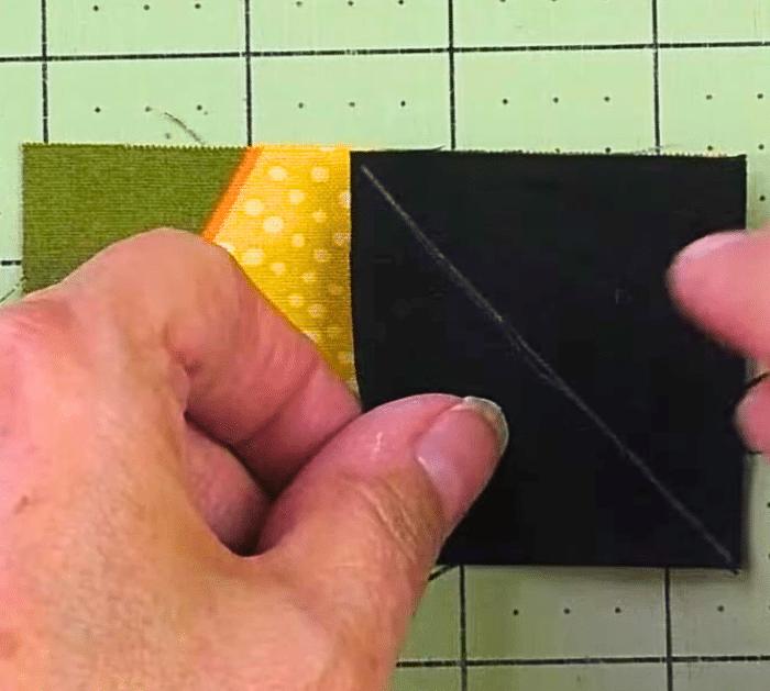 Easy to Make Cabin Frenzy Quilt Block