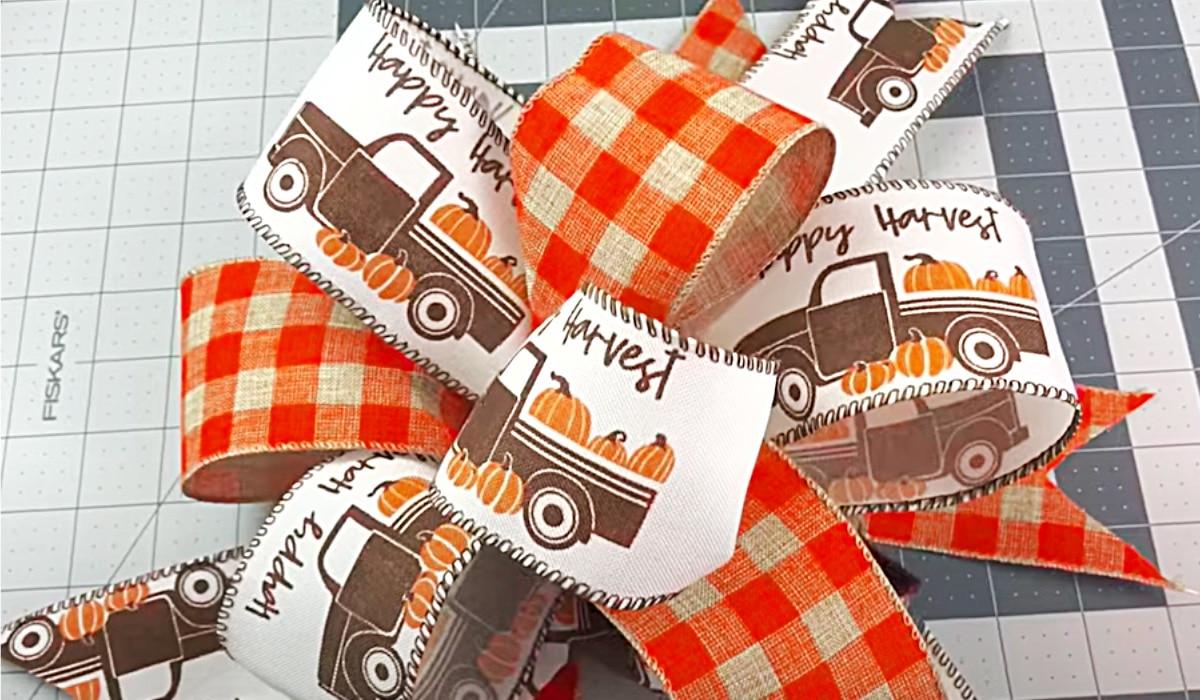 How To Make A Quick Fall Bow