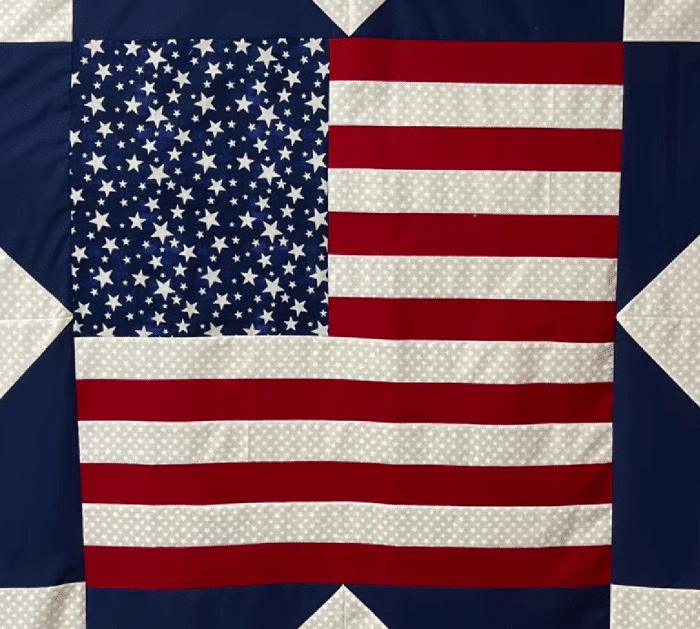 Easy Wall Hanging Quilt for 4th of July
