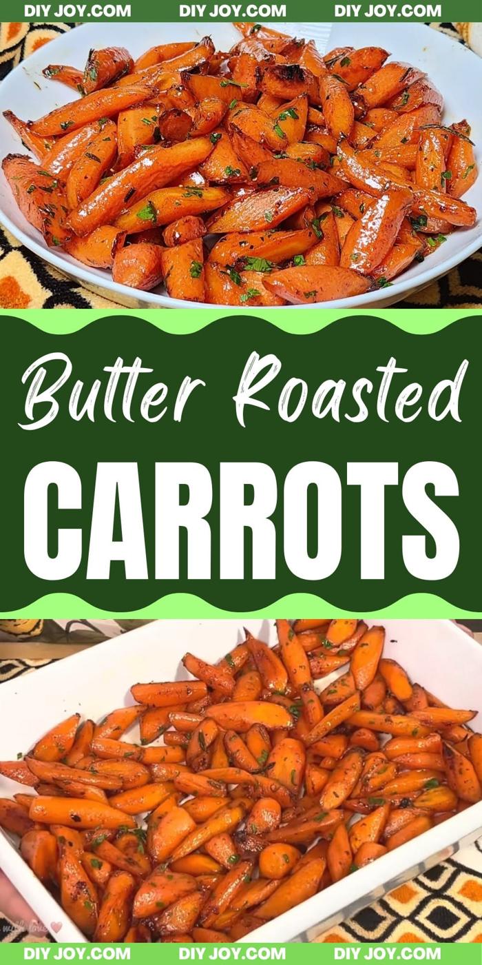 Delicious Roasted Butter Carrots Recipe