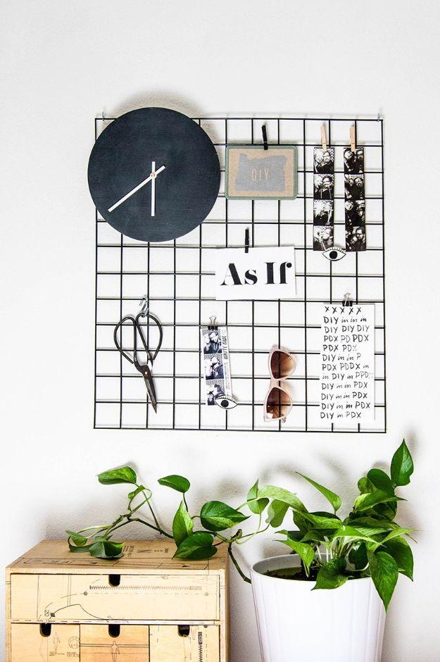 DIY Metal Wall Grid, one of the more popular picks from this roundup and a fun project worth trying this weekend