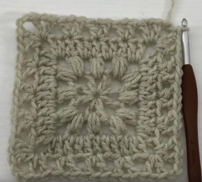 Make crocheted afghan squares