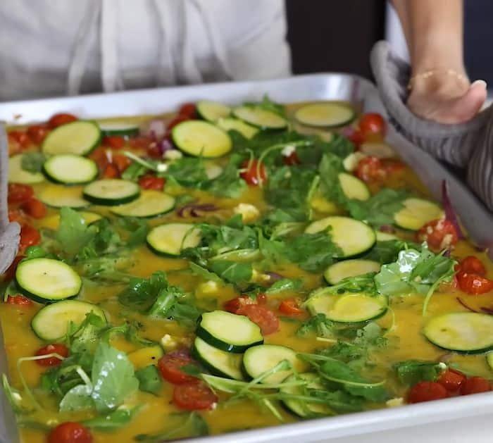 Delicious Breakfast Sheet Pan Eggs Ingredients